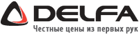 Логотип фирмы Delfa в Чите